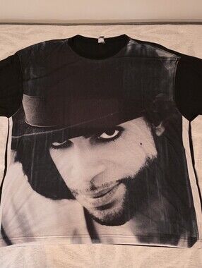 Prince "The Beautiful One" AOP Tribute Graphic Tee - 2XL EUC